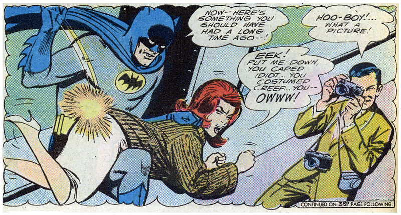 Batman Spanks Bad Girl. 